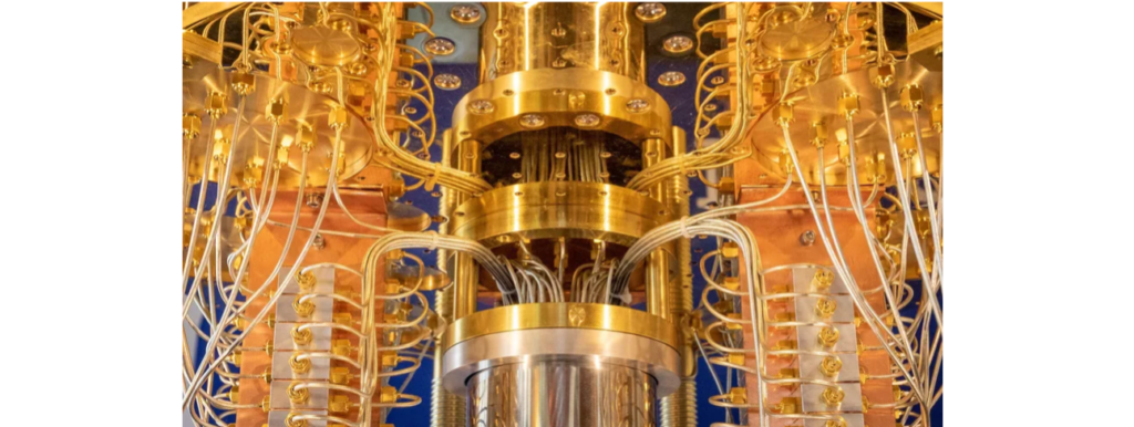 Close Up of IBM Quantum Computer